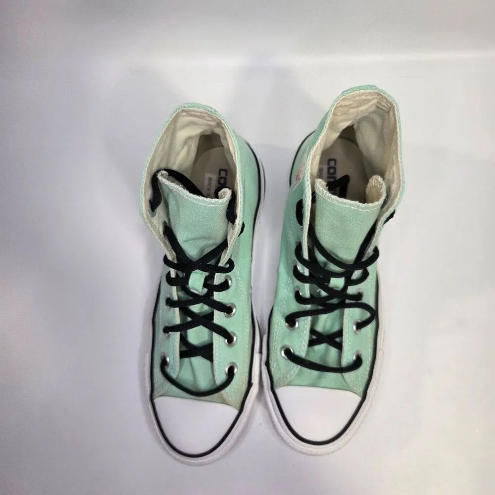 Converse Chuck Taylor All Star Hi Tops Sneaker Shoe Mint Green Womens 8 Mens 6